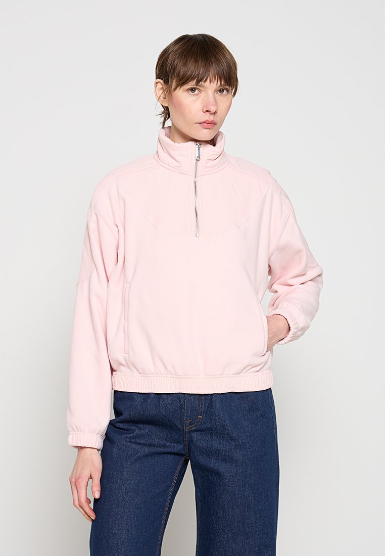 Calvin Klein Jeans Fleece trui donkerroze Calvin Klein Jeans Fleece trui donkerroze