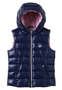 United Colors of Benetton WAISTCOAT - Väst - dark blue
