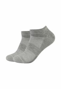 s.Oliver 4 PACK SNEAKER - Strømper - light grey melange
