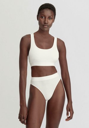 hessnatur SOFT RIB - Bustier - naturweiss