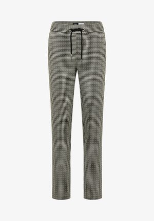 Cecil, SLIM LEG HOSE MIT HOUNDSTOOTH-MUSTER - Trousers - raw khaki