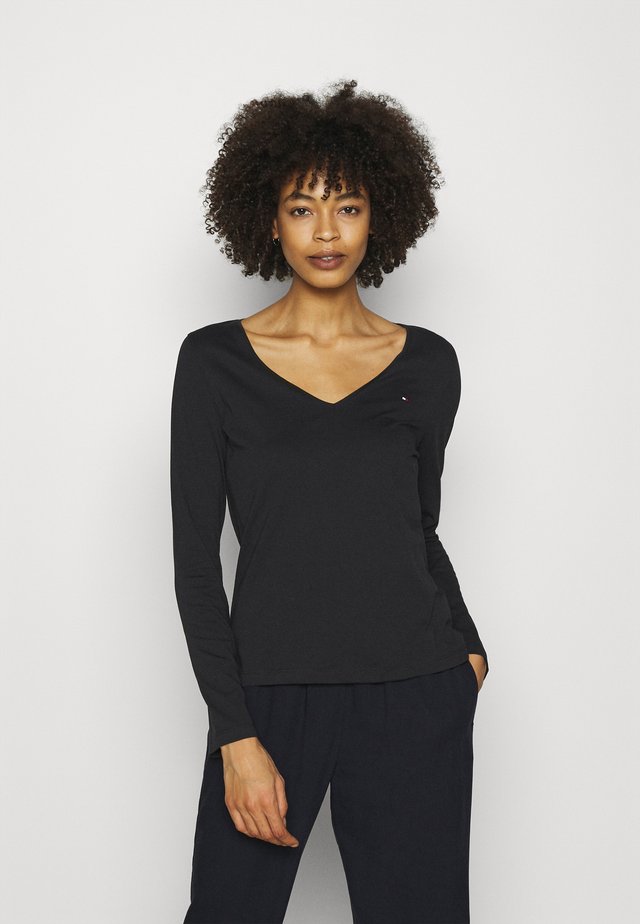 REGULAR CLASSIC - Langarmshirt - black