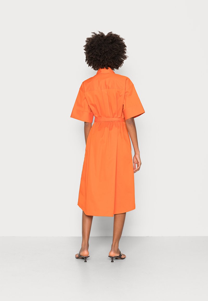 Damen Freizeitkleider | Seidensticker MIDI Blusenkleid orange - TR44766 Damen Freizeitkleider | Seidensticker MIDI Blusenkleid orange - TR44766