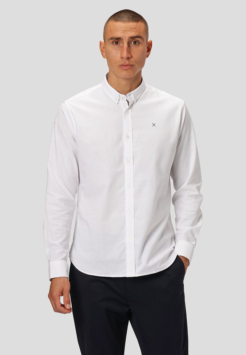 Clean Cut Copenhagen OXFORD STRETCH PLAIN - Camicia - white