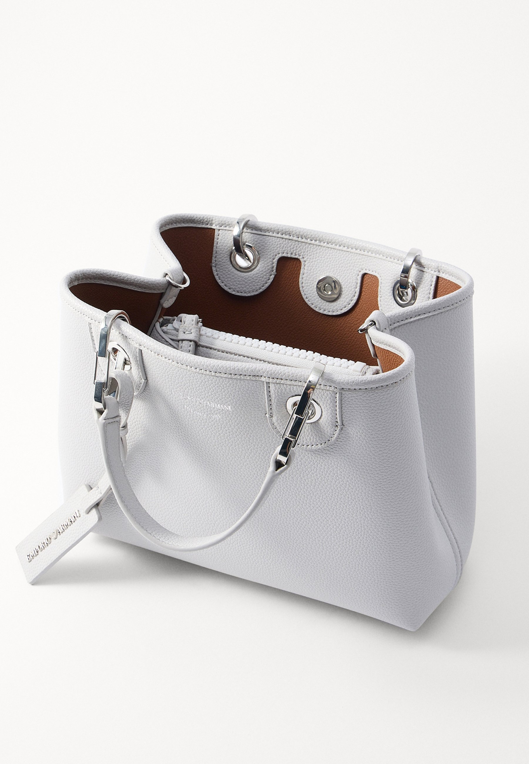 Emporio Armani BAG SETSET - Geantă de mână - perla/tabacco/maro