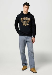Wrangler Felpa con cappuccio - black