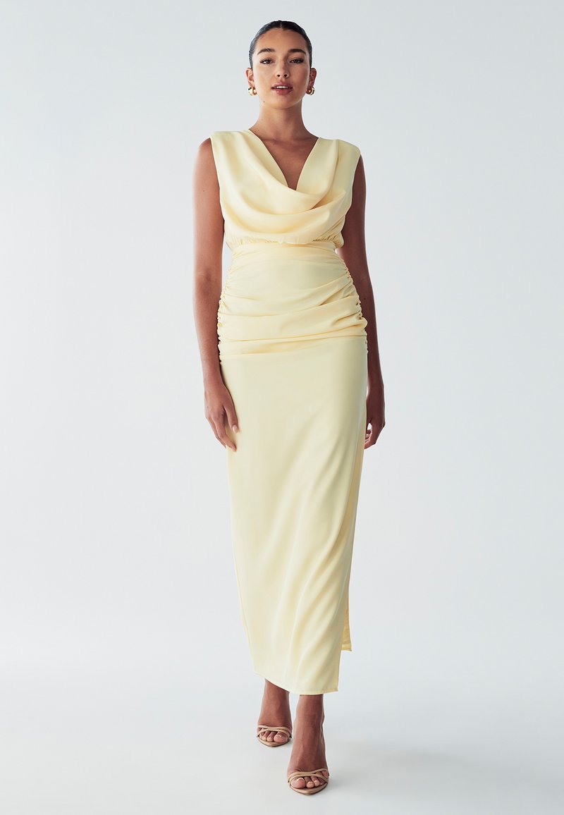 BWLDR KYLA MAXI DRESS - Galajurk - pastel yellow