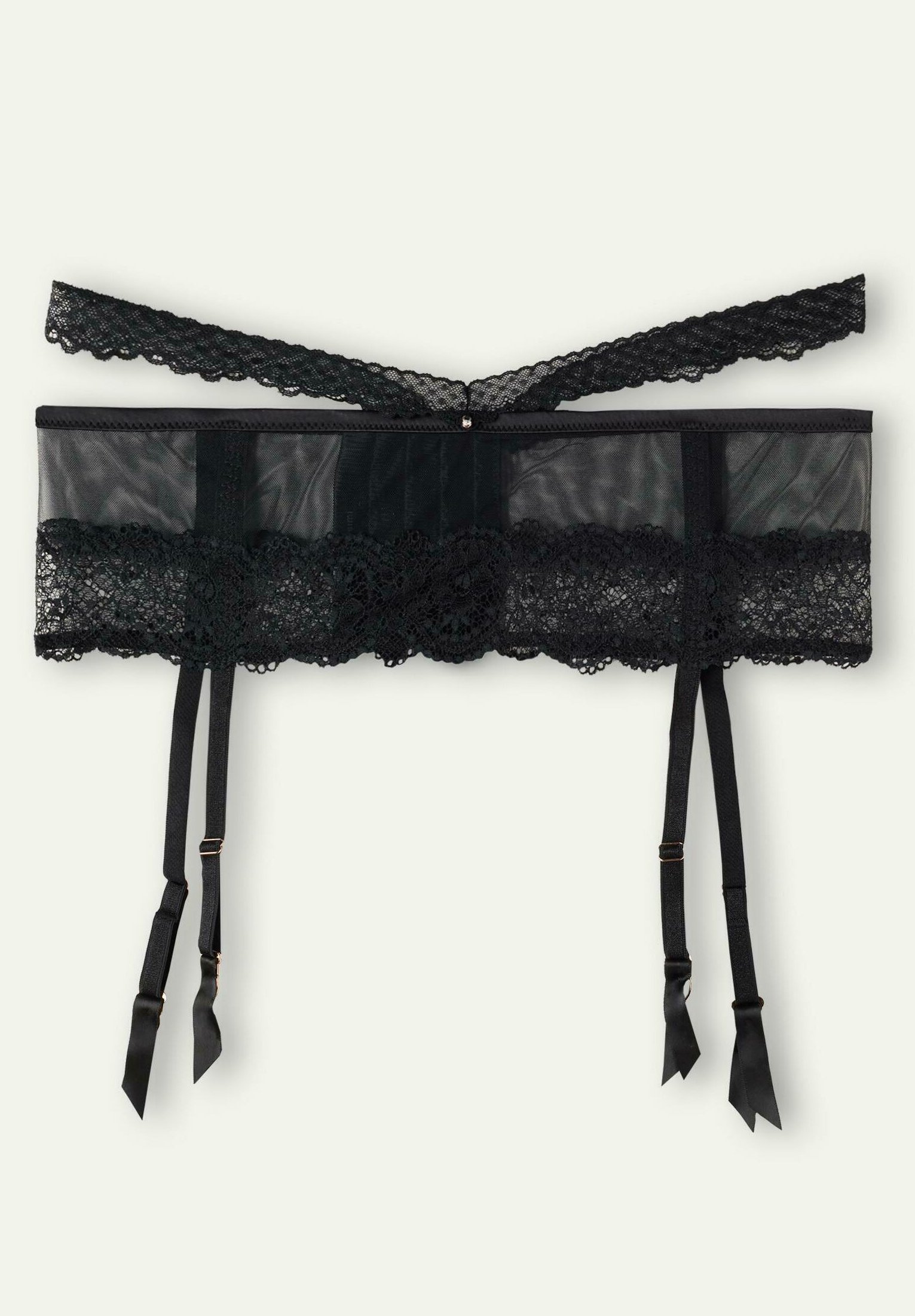 Intimissimi STRUMPFHALTER JARDIN D'AMOUR - Liguero - schwarz /black/negro -  Zalando.es