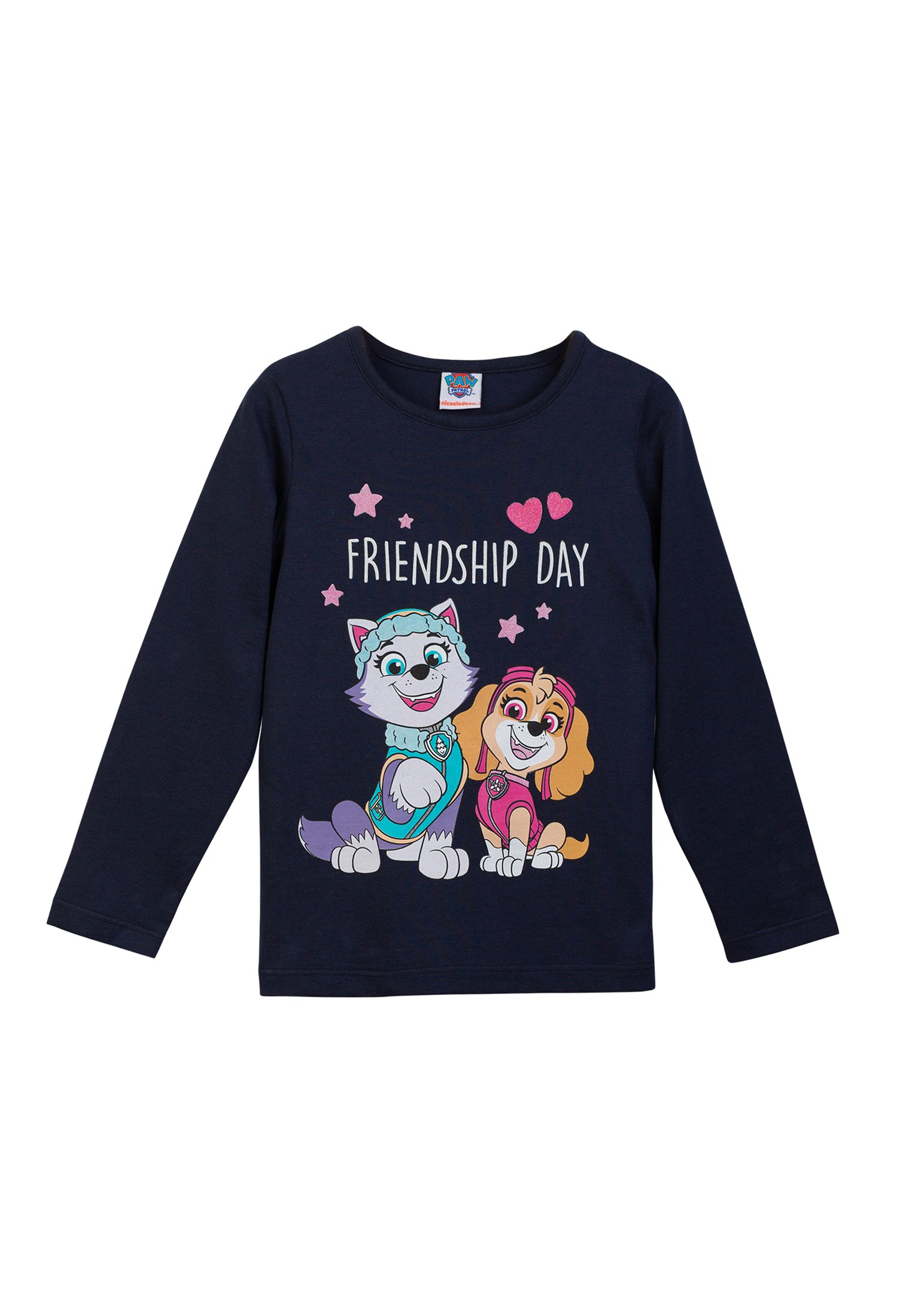 Maglietta Paw Patrol A Maniche Lunghe Per Bambini - 100% Cotone, Comfortevole E Colorata - Foto 3