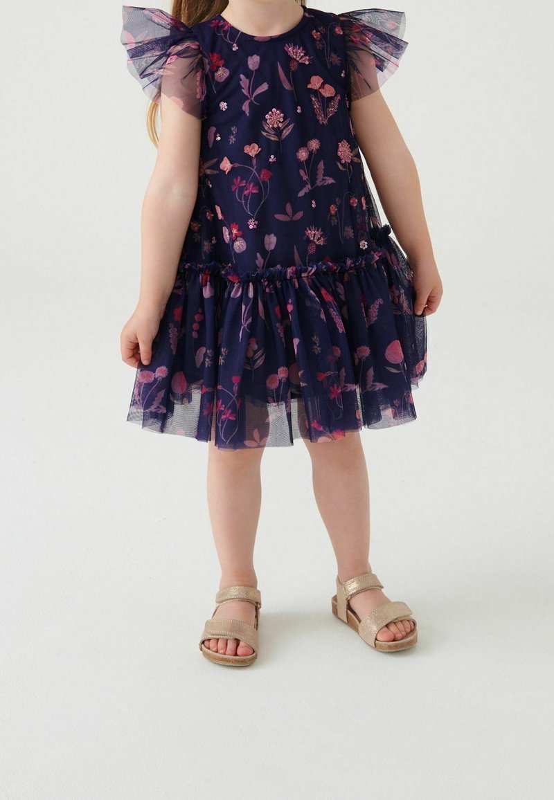 Next EMBELLISHED - Koktejlové šaty / šaty na párty - navy blue/pink