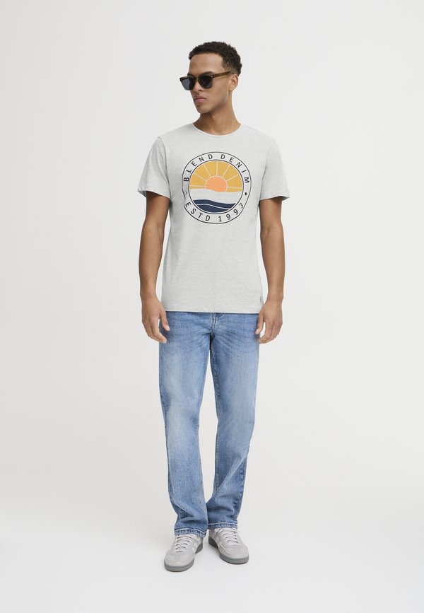 BHBAMMER - Print T-shirt - stone mix4