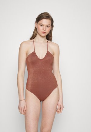 women'secret SHINE SWIMSUIT REMOVABLE - Maillot de bain - brown