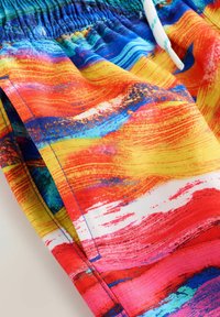 Next REGULAR FIT - PRINTED - Shorts da mare - blue yellow