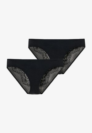 Schiesser 2 PACK - Slip - schwarz