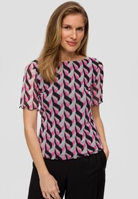 s.Oliver BLACK LABEL T-Shirt print - schwarz