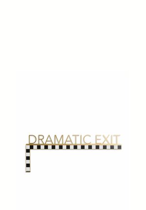 Next, DRAMATIC EXIT METAL OVERDOOR WALL SIGN UNISEX - Decoration - black white