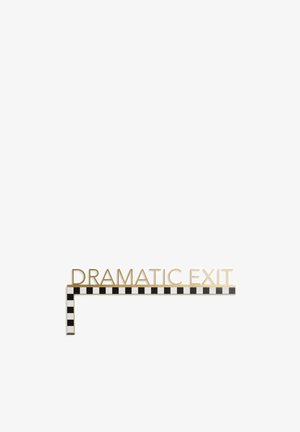 Next, DRAMATIC EXIT METAL OVERDOOR WALL SIGN UNISEX - Decoration - black white