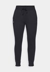 RIVAL FLEECE - Joggebukse - black/white