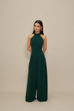 LEILA - Overal - forest green