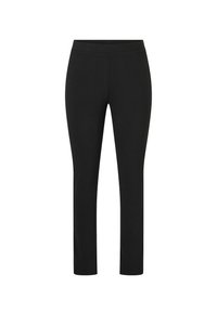 Sorte tights med et slankt, tætsiddende design. Har en høj talje og en glat tekstur, velegnet til casual eller aktiv brug.