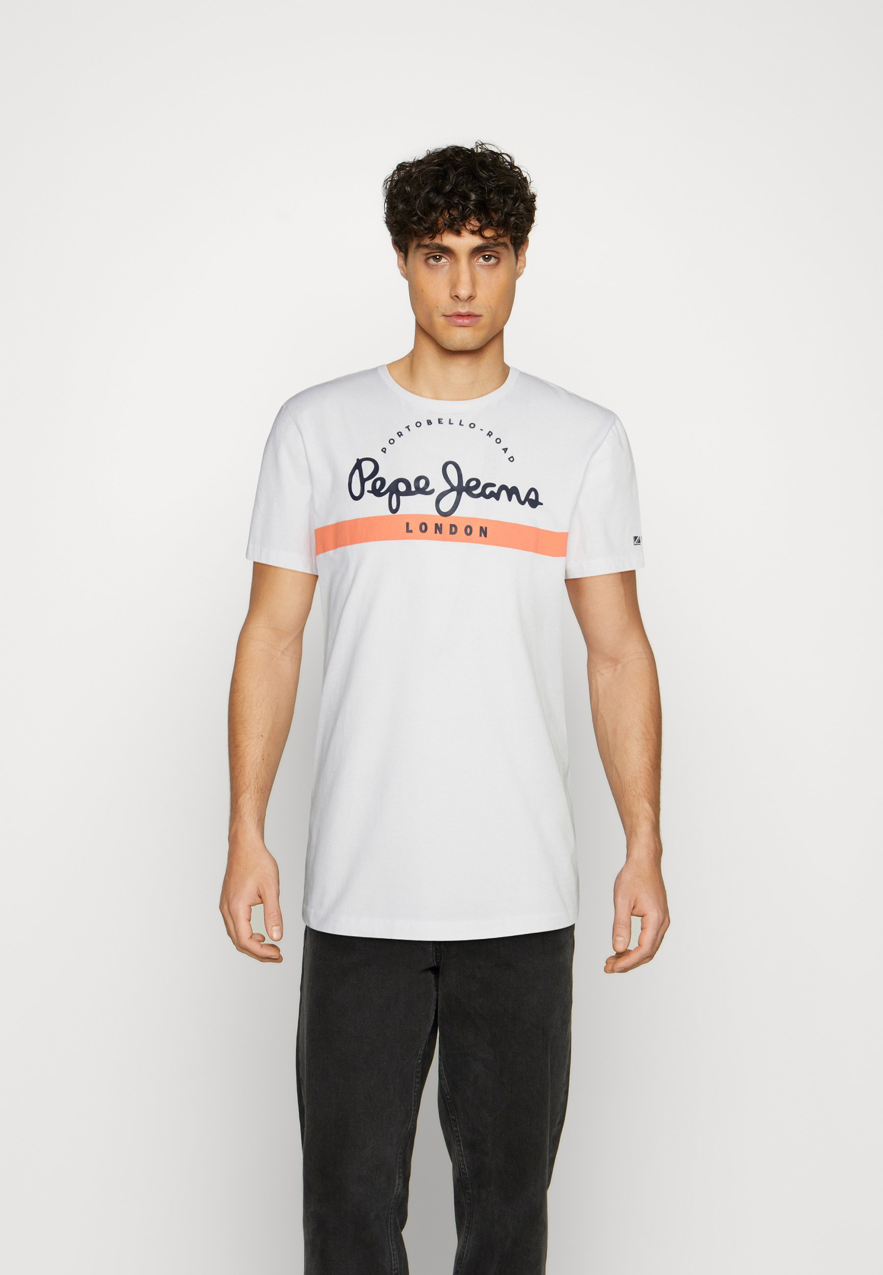 Pepe Jeans ABREL - Print T-shirt - white - Zalando.co.uk
