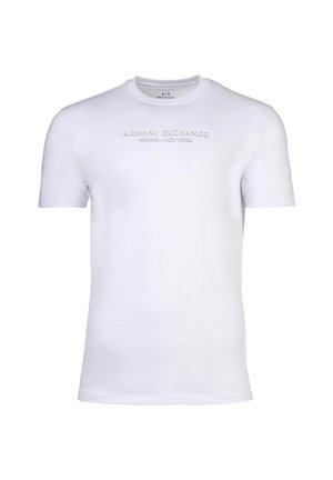 T-shirt con stampa - weiß