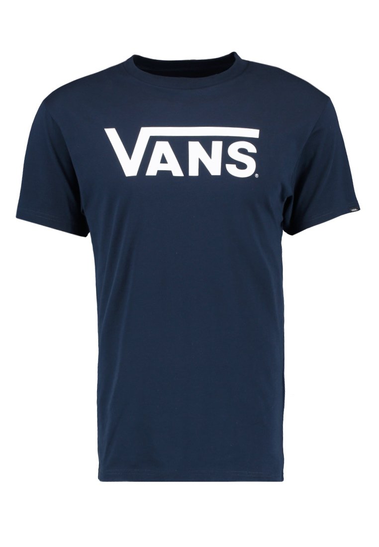 Vans Print T-shirt - navy/white/dark blue - Zalando 