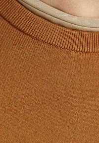 Jack & Jones JJEBASIC CREW NECK NOOS - Strickpullover - umber