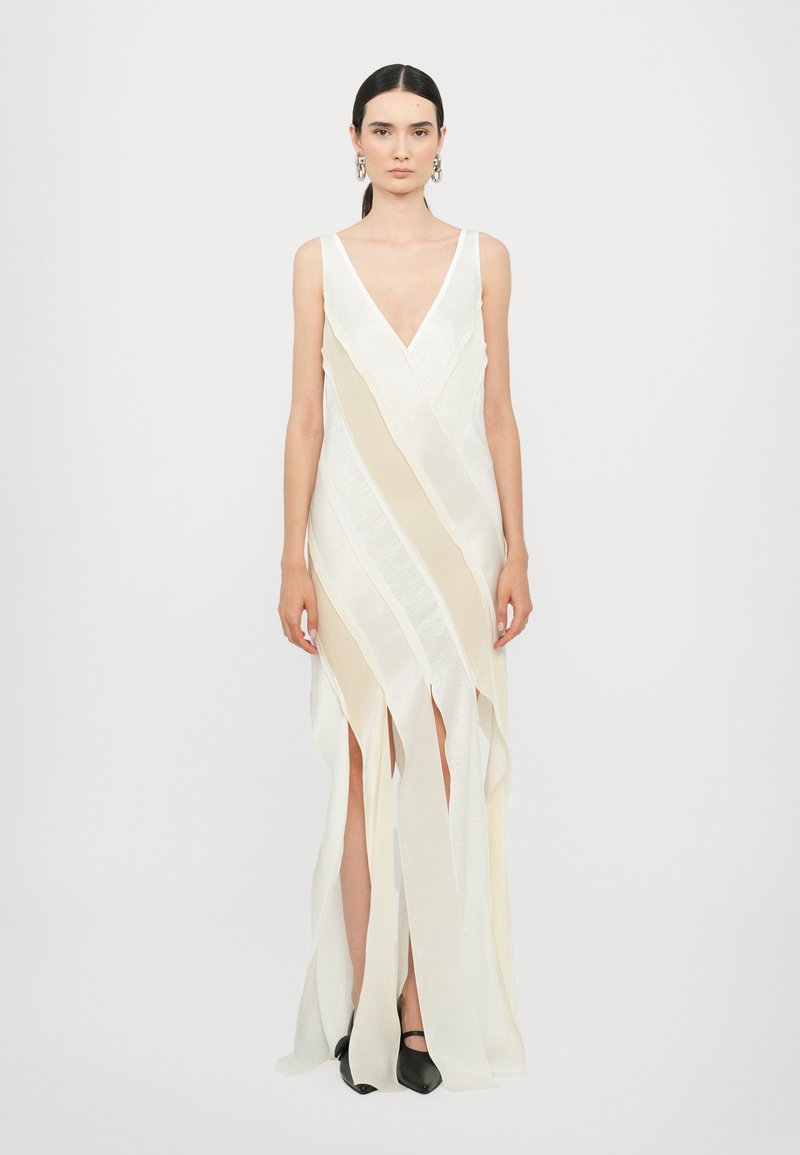 Anna October - BLANCHE MAXI PATCHWORK DRESS - Vestido de fiesta - ivory, Ampliar