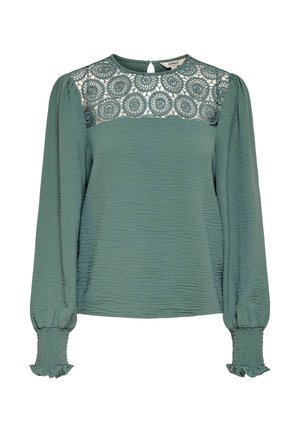 ONLY, TOP ONLMETTE TOP - Pusero - balsam green