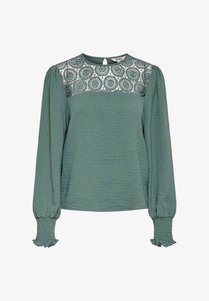 ONLY, TOP ONLMETTE TOP - Pusero - balsam green