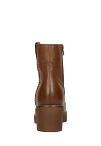 SUB55 KHATY - Platform ankle boots - cognac