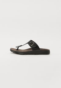 T-bar sandals - black