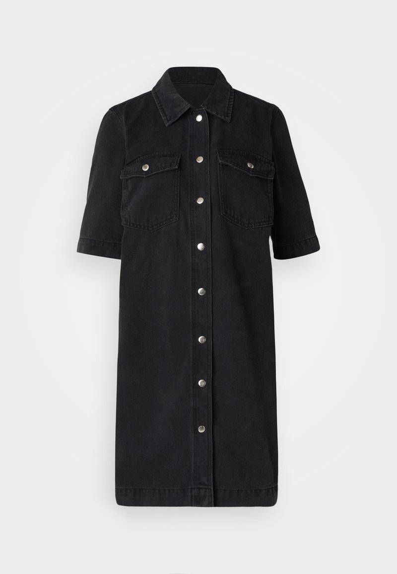 Only - Vestido vaquero (denim gris)