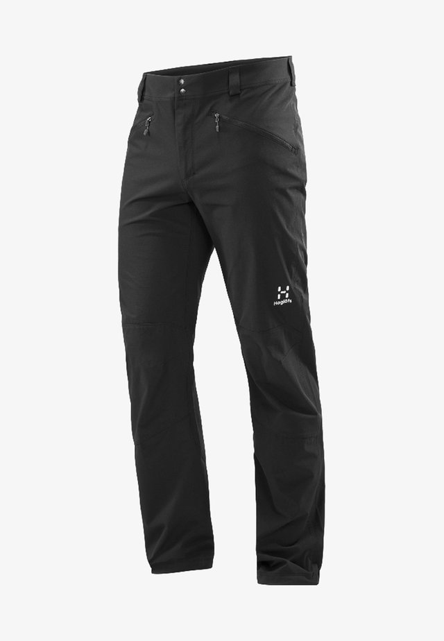 MORÄN - Pantalones montañeros largos - true black