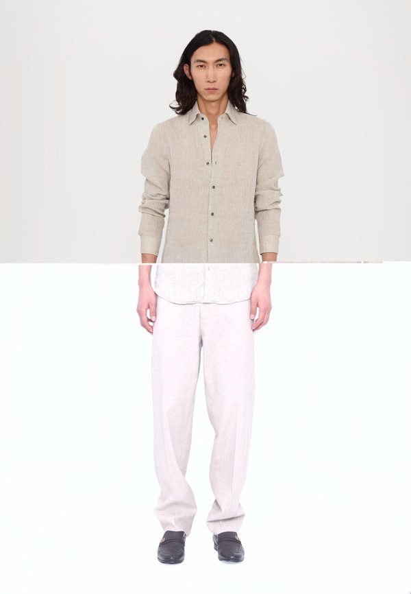 ONE PIECE COLLAR SHIRT - Shirt - taupe2