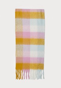 PCRILLA LONG SCARF  - Halsduk - pink/light blue/mustard