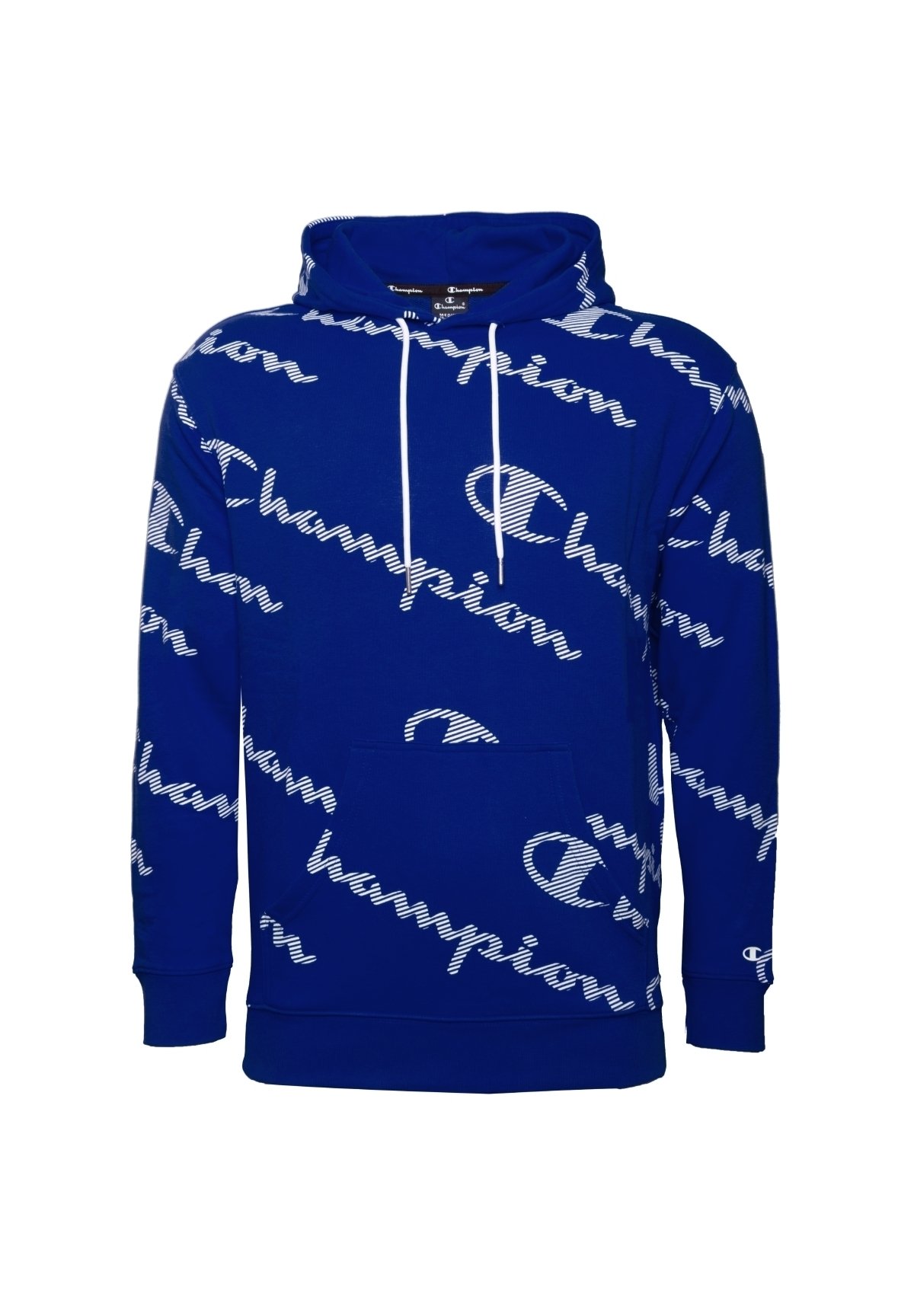 Champion Sweat A Capuche Bvu Wht Allover Bleu Zalando Fr