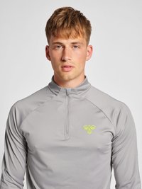 Hummel HMLGG TRAINING 1/2 ZIP  - Longsleeve - alloy