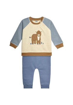 COW SET - REGULAR FIT - Tracksuit bottoms - blue