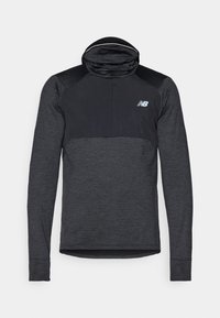 New Balance GRID BALACLAVA HOODIE - Pikkade varrukatega topp - black