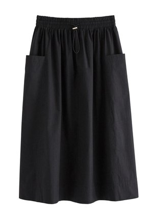 Lindex, LINDEX SPORTY SKIRT LINDEX - A-linjainen hame - black