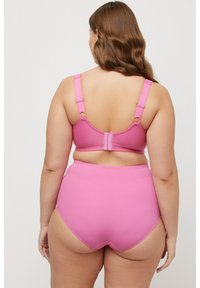 Ulla Popken COMFORT KELLY STRUCTUUR CUP C-H - Triangel BH - pink