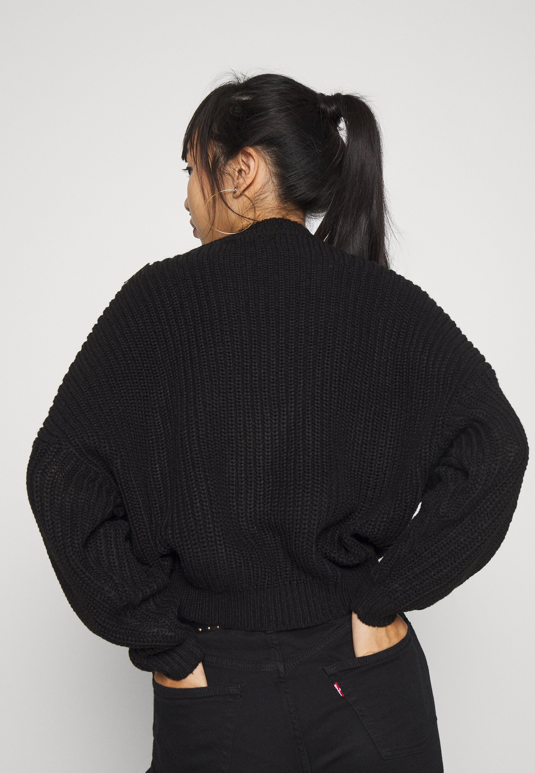 Even&Odd Strikkegenser blacksvart Zalando.no Even&Odd Strikkegenser black Zalando.no