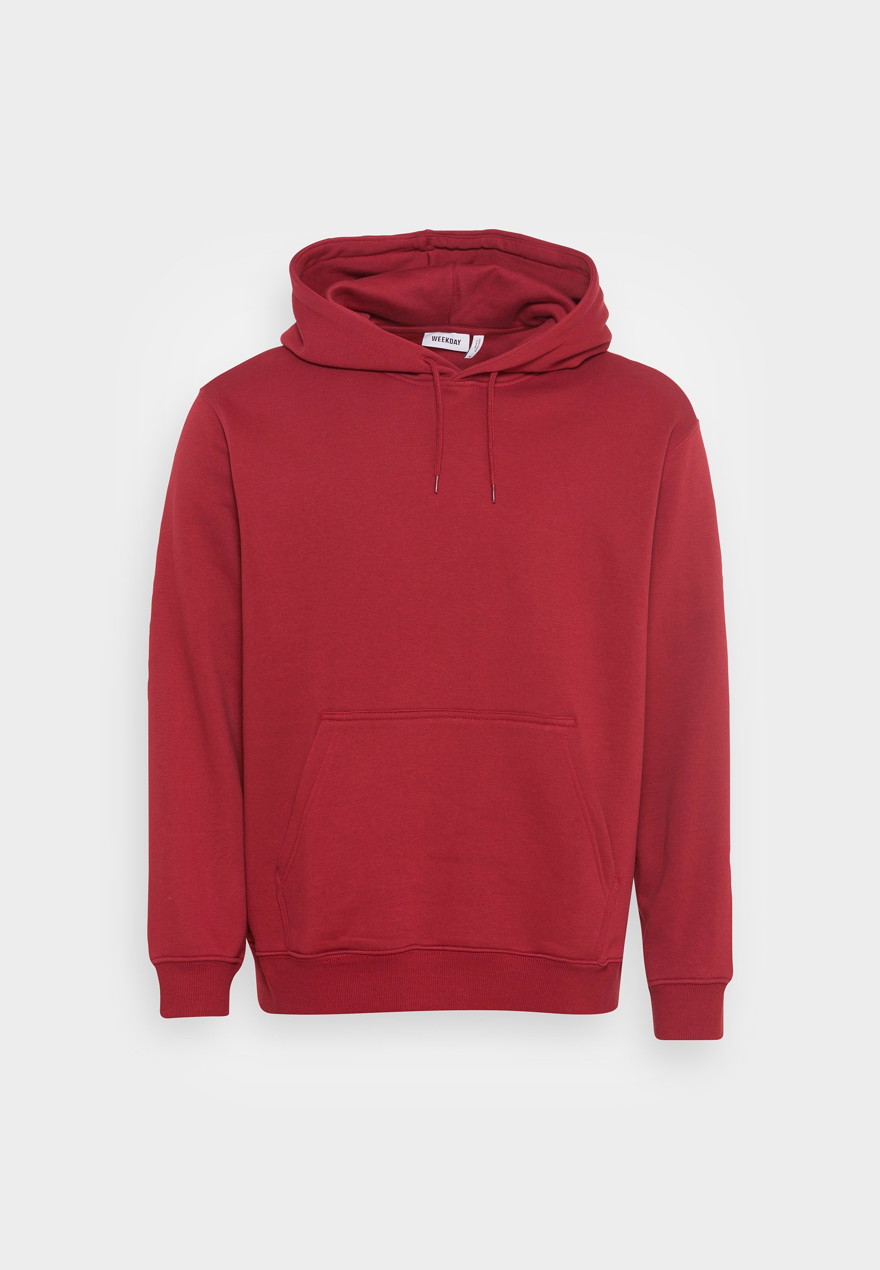 deep red hoodie