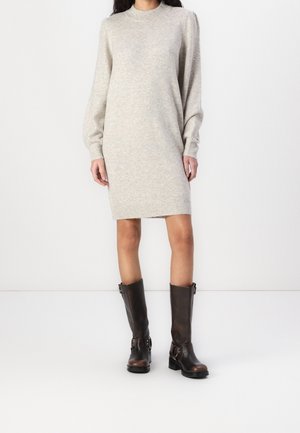 Vestido de punto - taupe