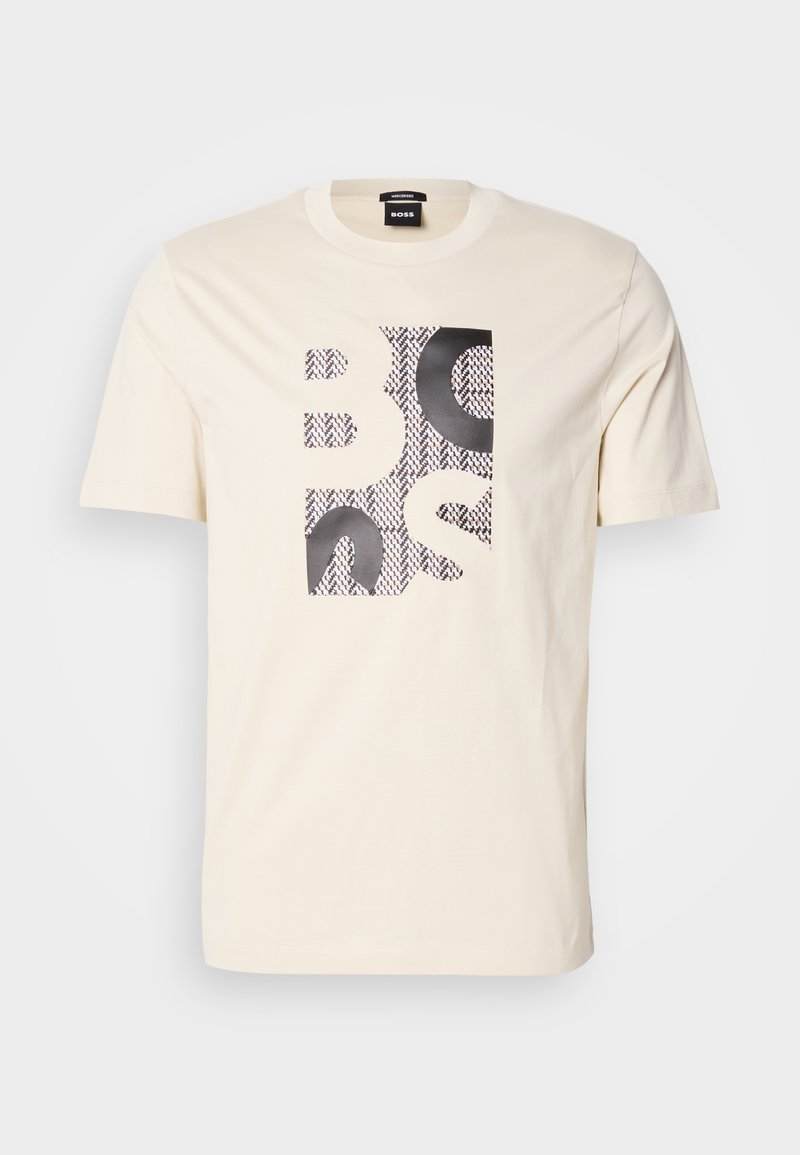 Boss T-shirt print wit