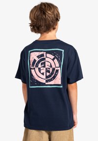Element BLOCK  ECN - T-shirt print - eclipse navy