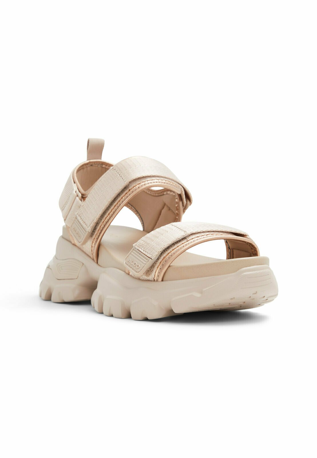 ALDO MELUSINE - Sandály na platformě - other beige metalic