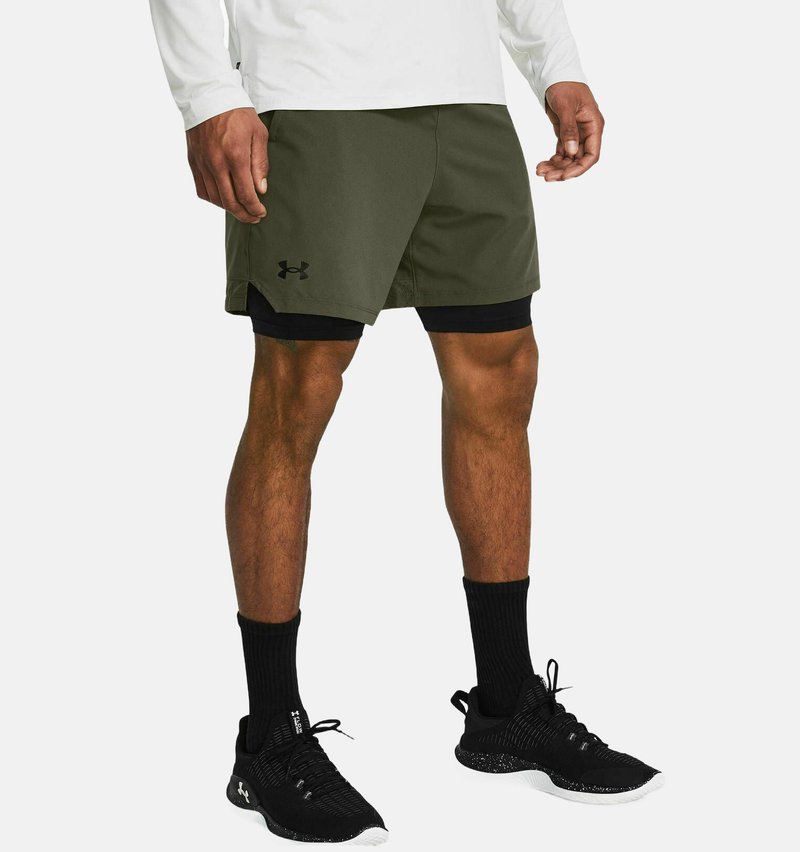Under Armour VANISH STS - Pantaloncini 2 in 1 - olive